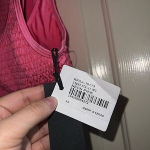 Neon Pink Swimsuit Set